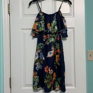 Floral off the Shoulder Dress